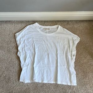 Free People White Tee
